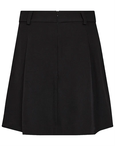 Co'Couture - LunaCC Pocket Pleat Mini Nederdel - Black